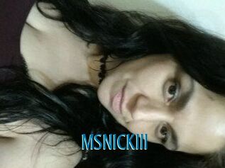 MSNICKIII
